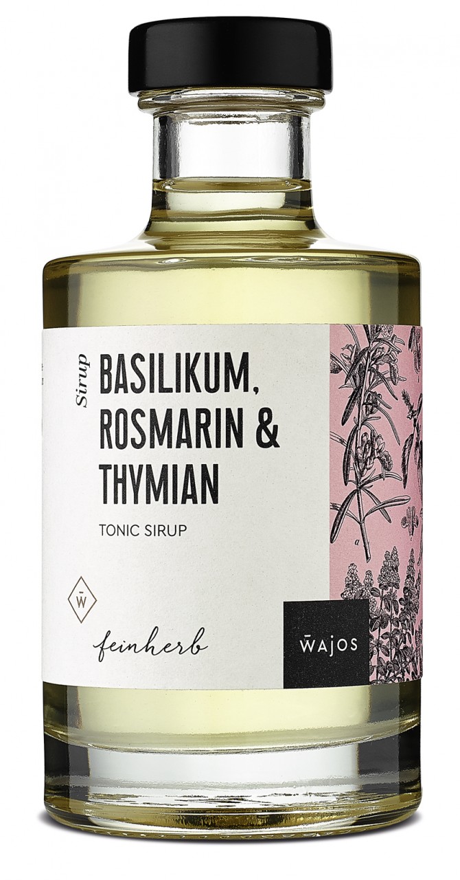 BASILIKUM, ROSMARIN &amp; THYMIAN - Tonic Sirup